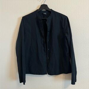 Eileen Fisher Silk Cotton Shirt Top